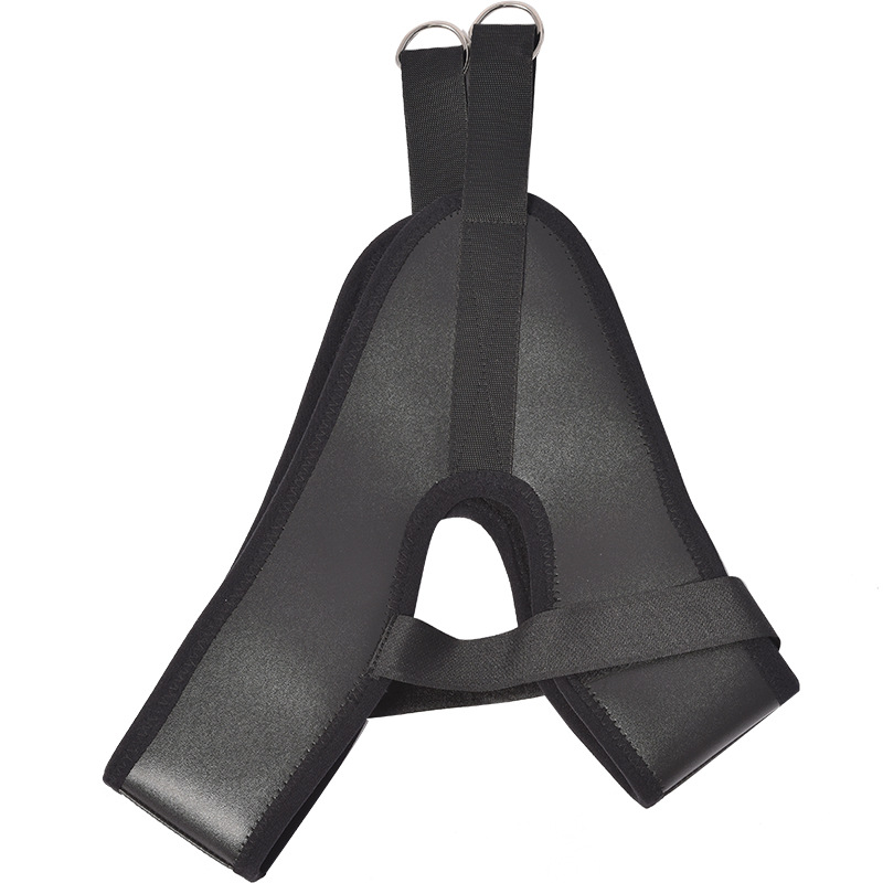 Factory direct supply of cervical traction belts, home cervical frames, stretching correction, neck hanging, breathable canvas cervical fixation belts Item Picture