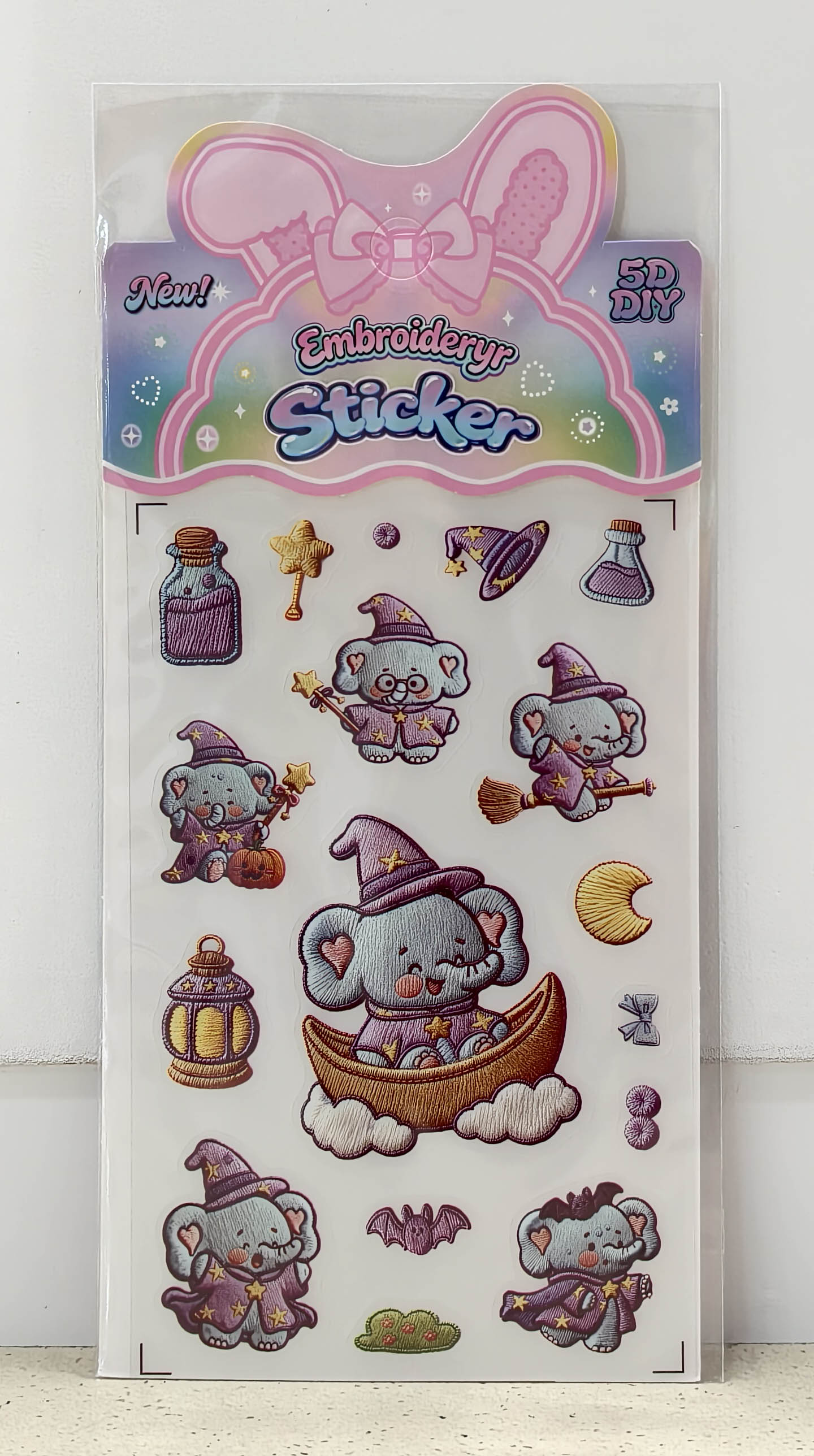 FC019 3D embroidery Sticker Specification image
