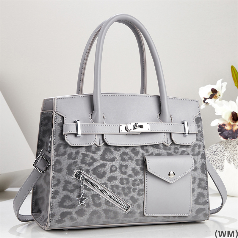 The new leopard print women's bag, hand-held shoulder and crossbody mom bag from Meifang Bag and Yiding Bag Industry is fashionable and versatile Specification image