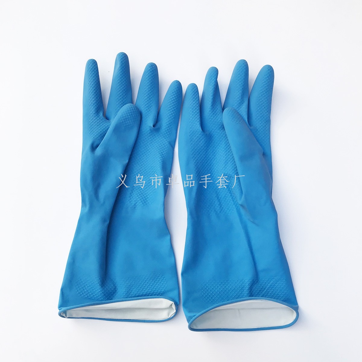 Wholesale of four-season waterproof household, kitchen, dishwashing and laundry gloves with color spray fleece and immersion fleece for foreign trade pic 10