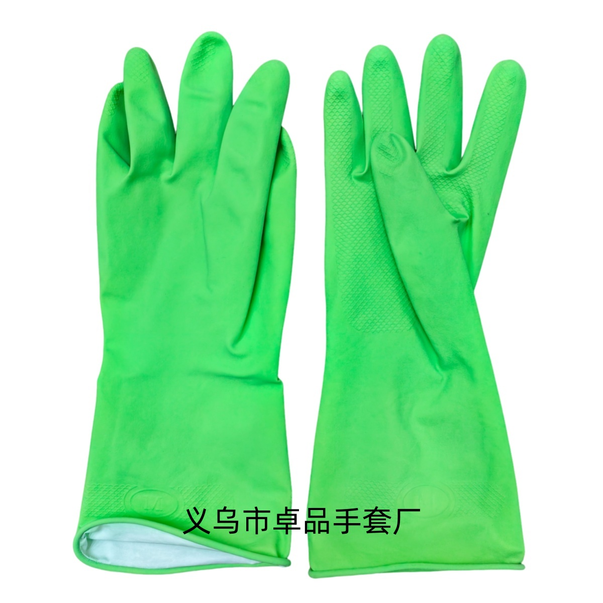 Wholesale of four-season waterproof household, kitchen, dishwashing and laundry gloves with color spray fleece and immersion fleece for foreign trade pic 14