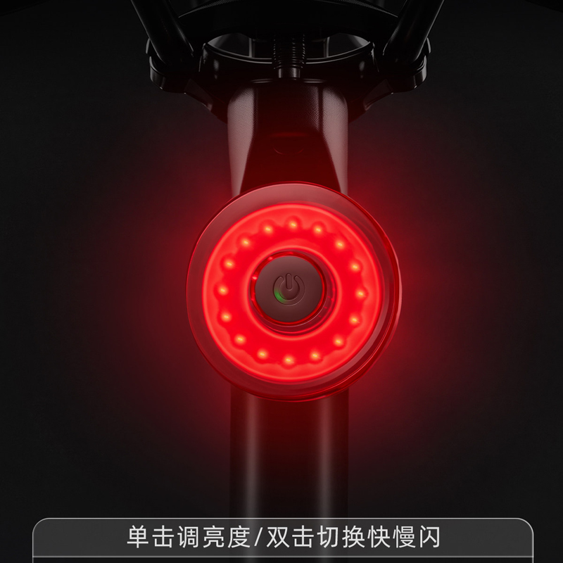 251014 USB charging COB bicycle taillight Mountain bike taillight Night Riding safety warning light details Picture