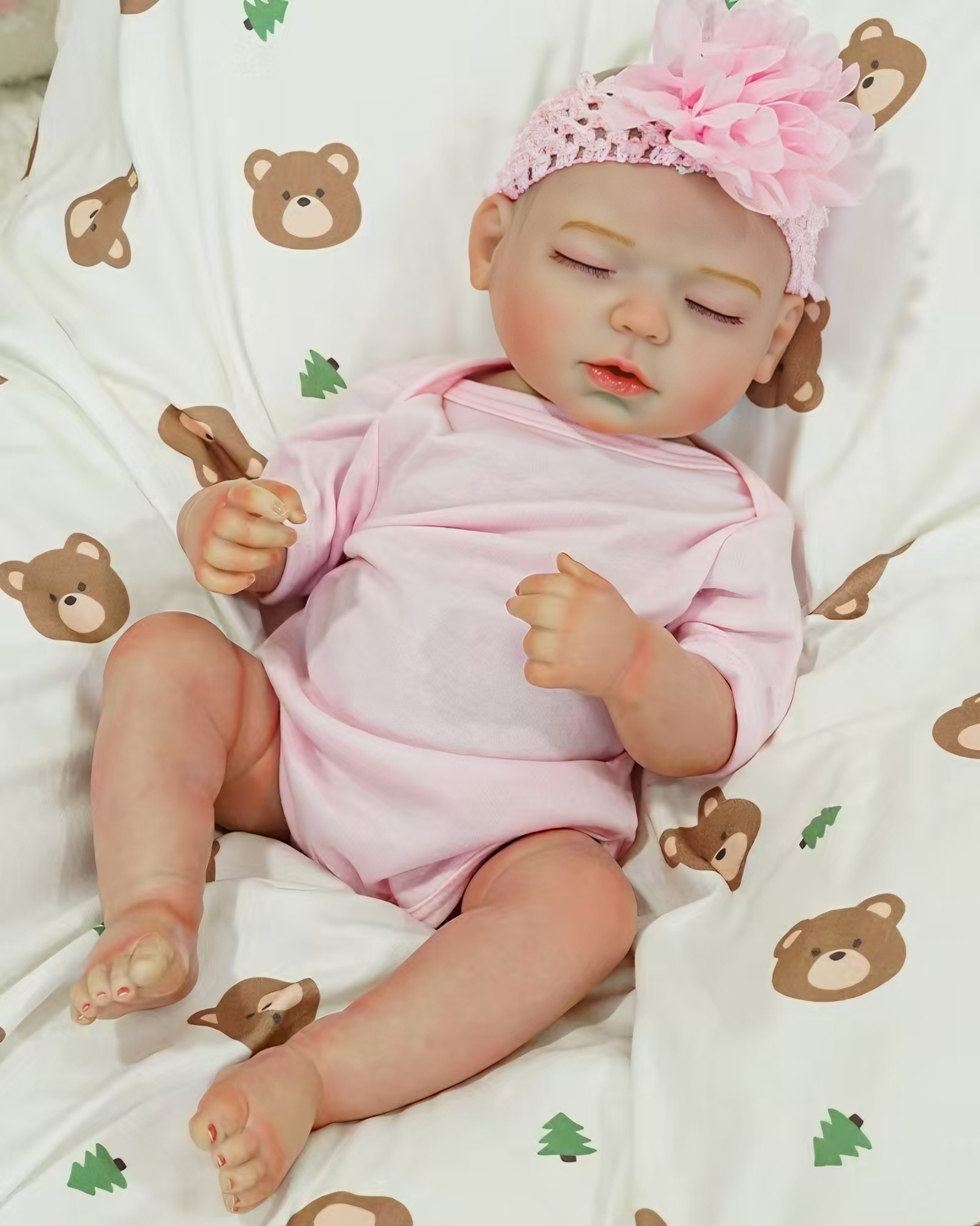 Silicone baby multi-functional cute doll companion doll strap sensor companion doll toy can cry and laugh details Picture