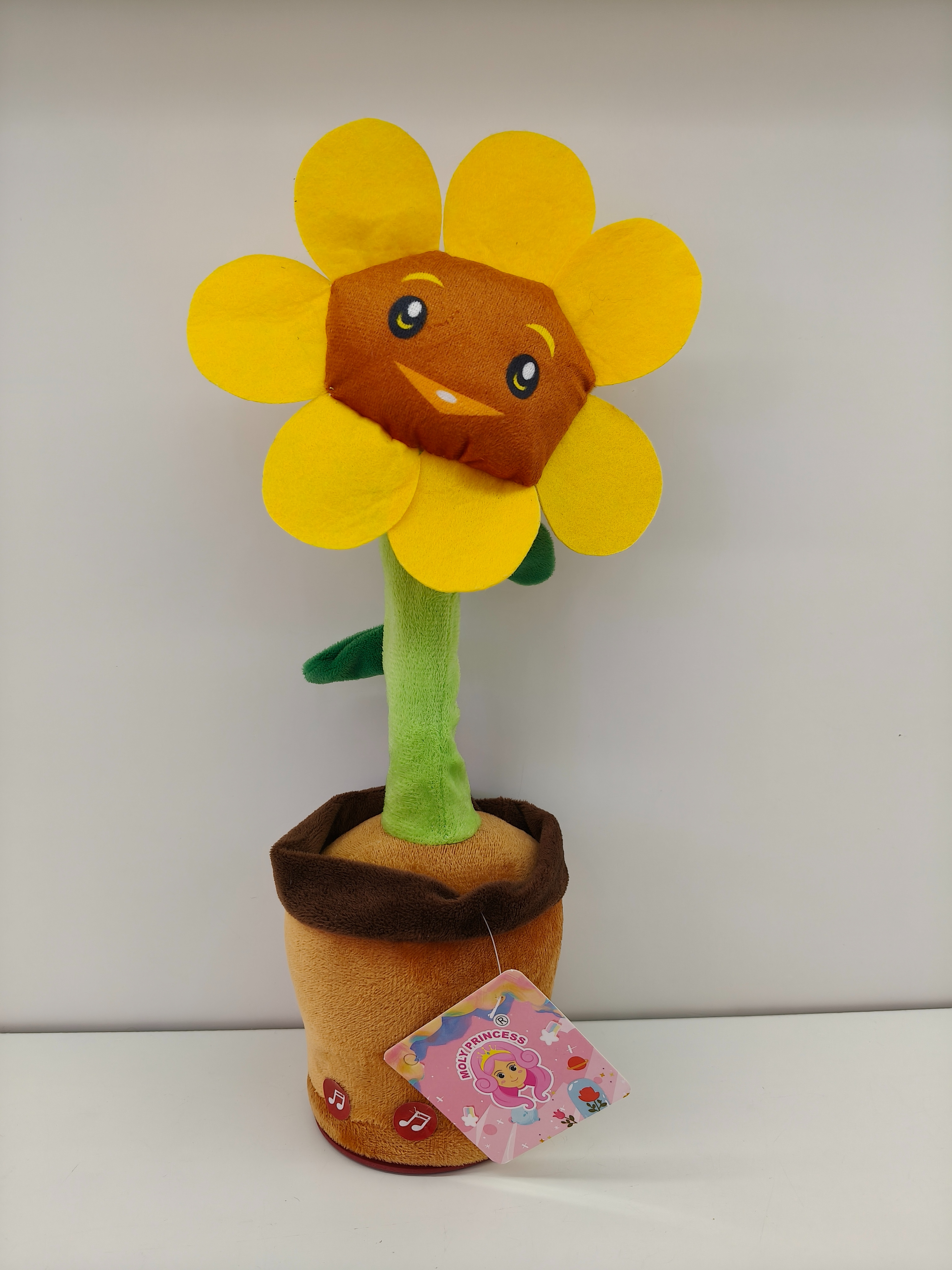 Sunflower cactus can play Musical Instruments, twist and sing, and keep company with toys