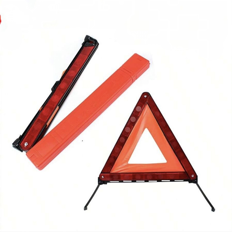 Automobile tripod warning sign, vehicle tripod reflective bracket, vehicle on-board safety parking fault triangular sign