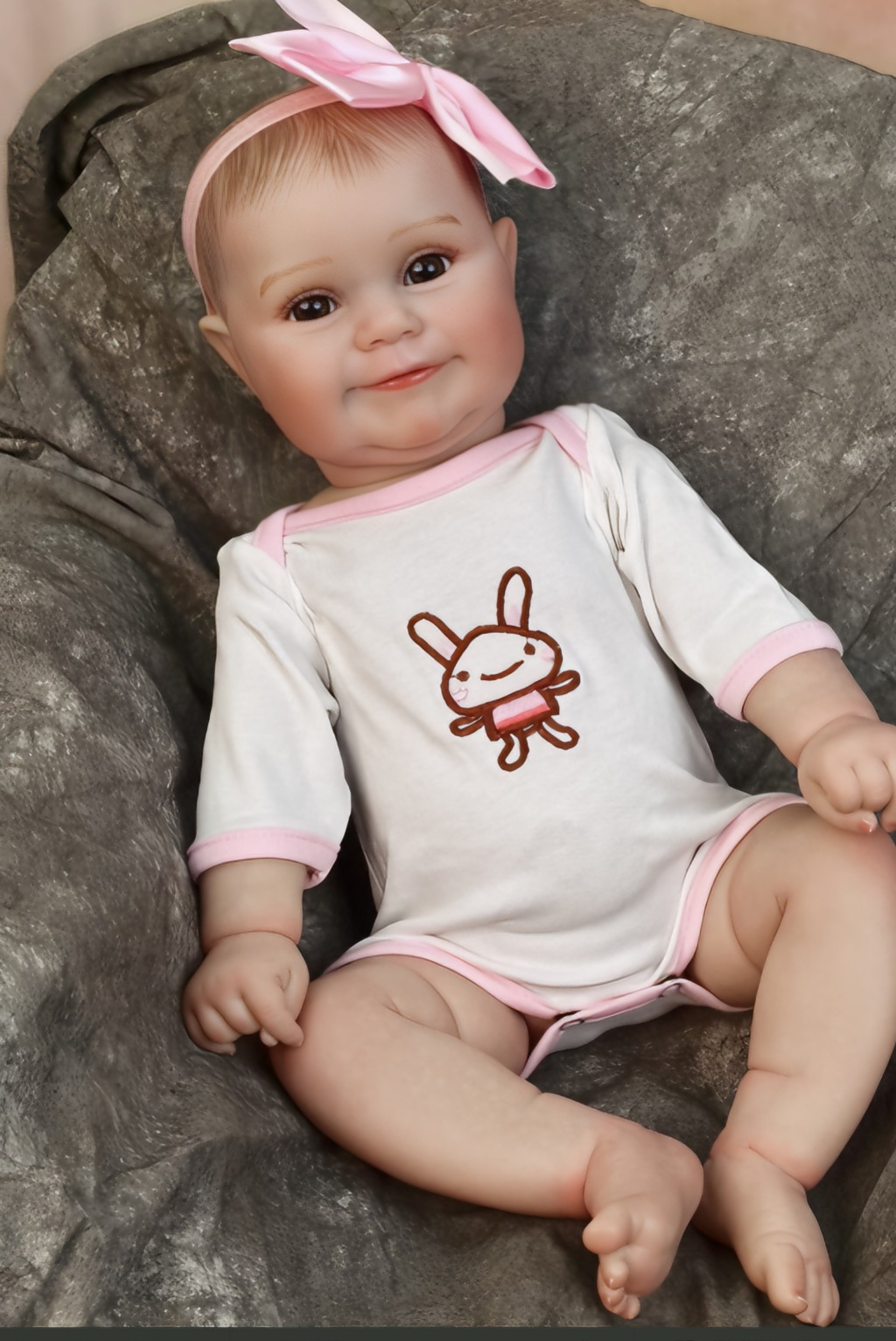 Silicone baby multi-functional cute doll companion doll strap sensor companion doll toy details Picture