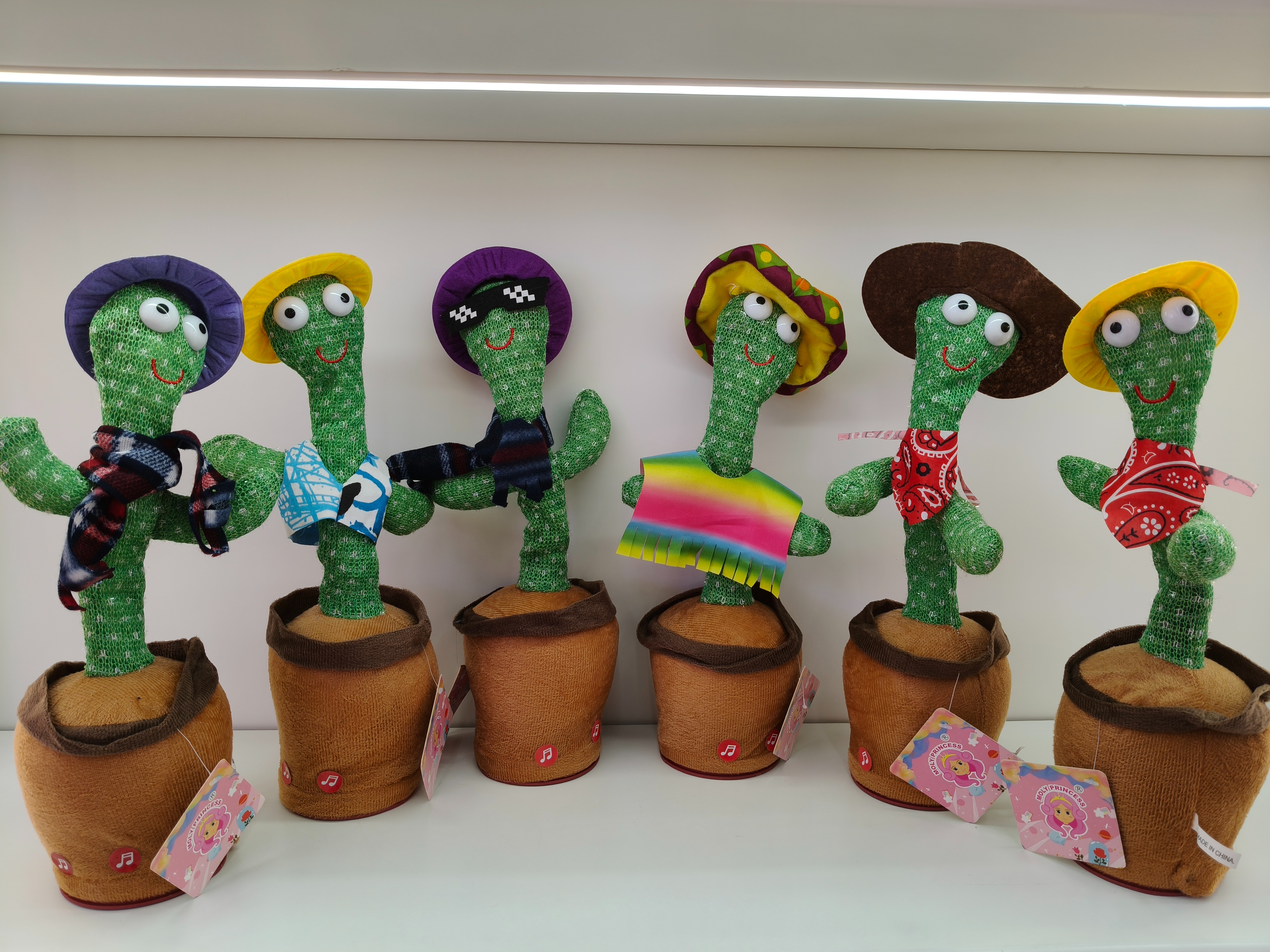 Original B style clothing: Cactus learning to speak and dance, cactus Twisting toy, children's gift