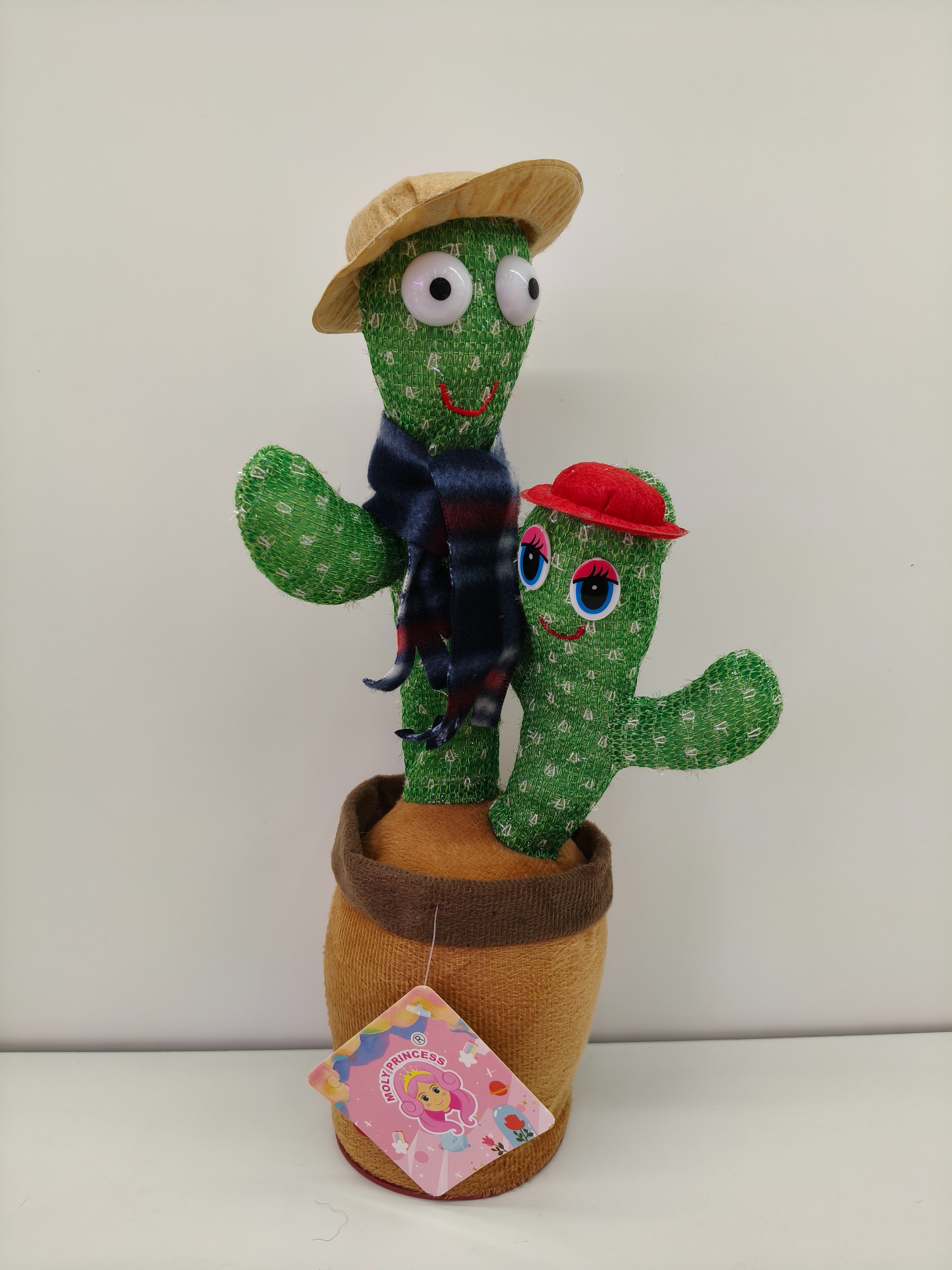 Dress up, mother and child, cactus learning to speak and dance, cactus twisting toys, children's gifts Item Picture