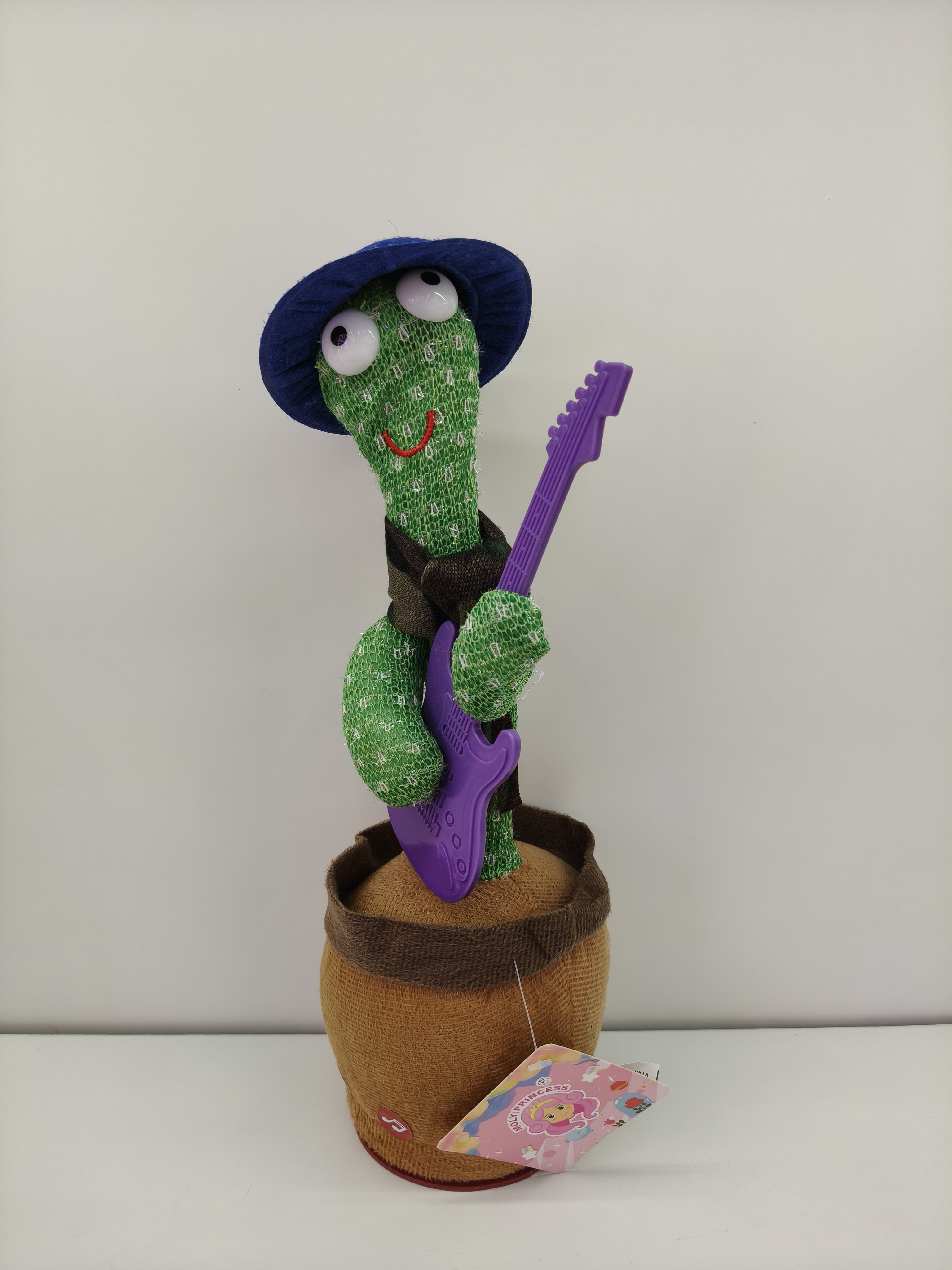 Model A Sticky clothes, musical instrument, cactus with musical instrument, can twist and sing, companion toy Item Picture