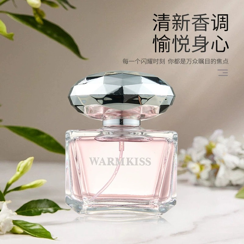 WARMKISS Sparkling Diamond Pink Diamond Women's Long-lasting Fresh Floral and Fruity Fragrance Eau de Toilette Cross-border Natural Wholesale Factory Specification image