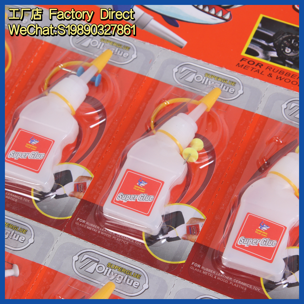Shark brand large-capacity 502 glue, strong adhesive, instant adhesive, shoe adhesive, metal and plastic universal adhesive factory direct sales Item Picture