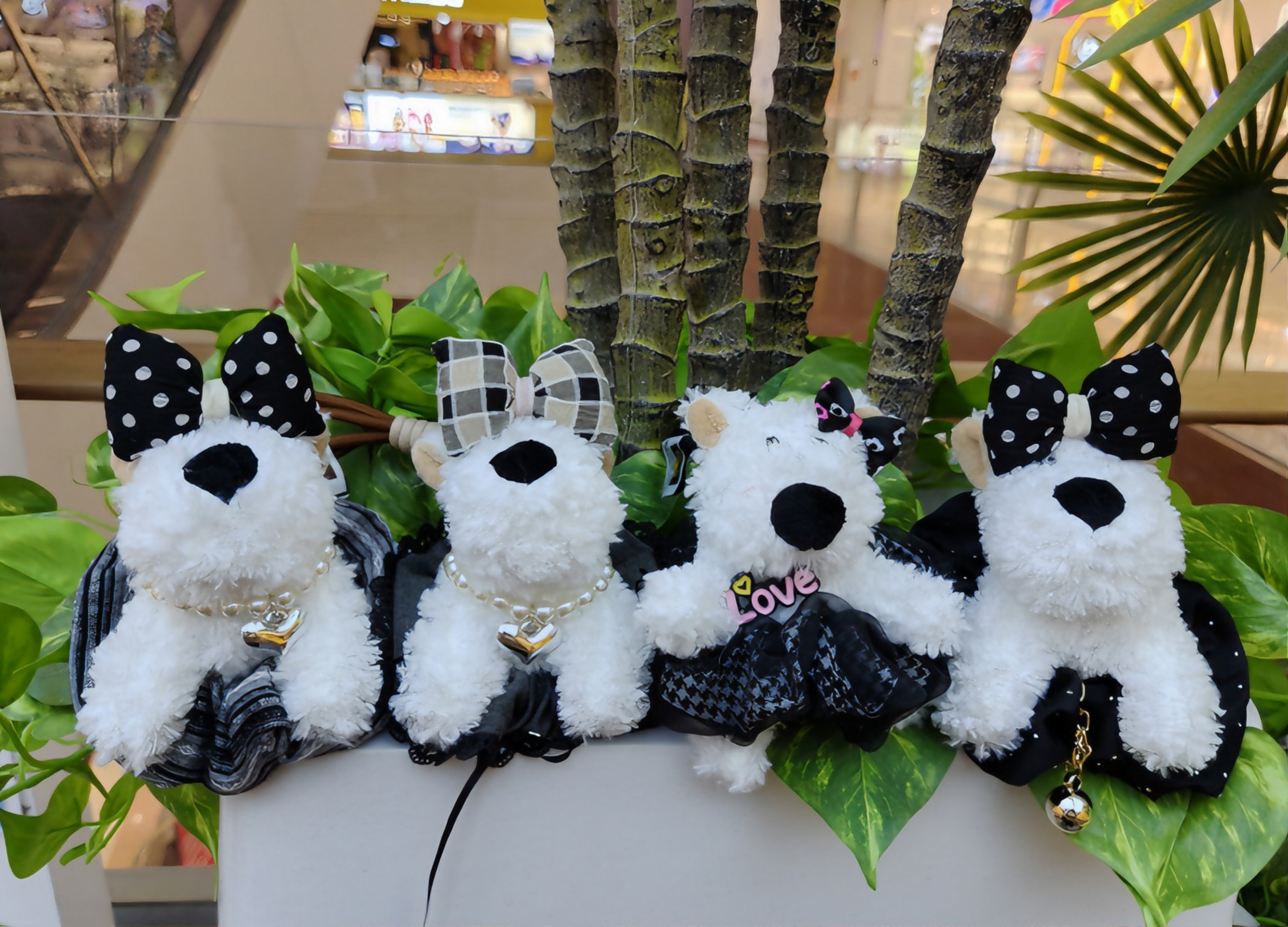 West Highland plush keychains come in a variety of exquisite, beautiful and cute bag pendants full image