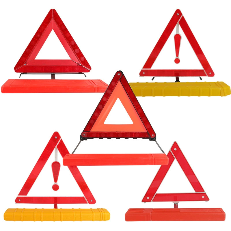 Automobile tripod warning sign, vehicle tripod reflective bracket, vehicle on-board safety parking fault triangular sign detail image 3