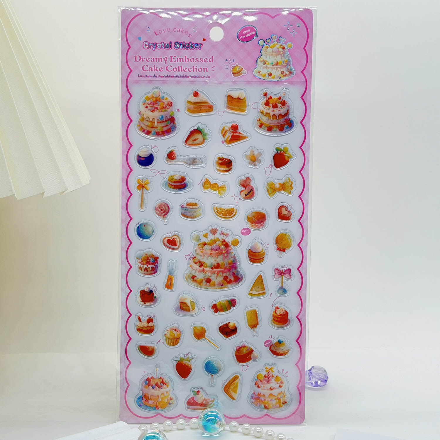 JH90W crystal sticker Specification image
