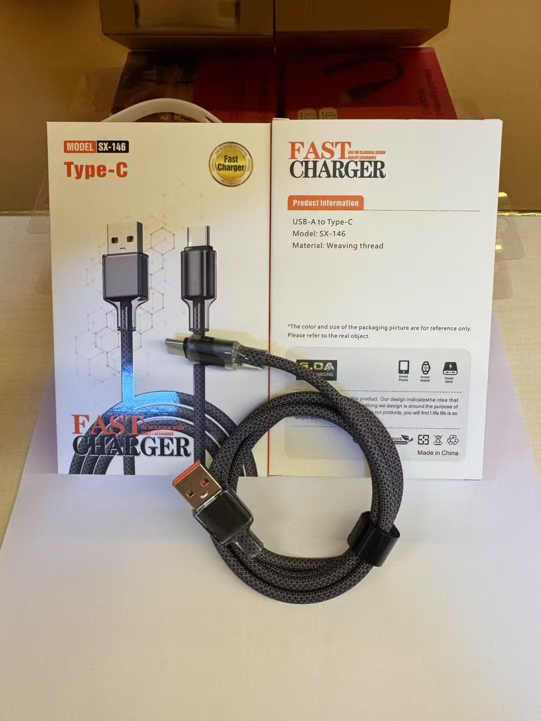 Tipo C cable de datos android cable de carga rápida huawei xiaomi cable de carga general venta directa de fábrica portátil