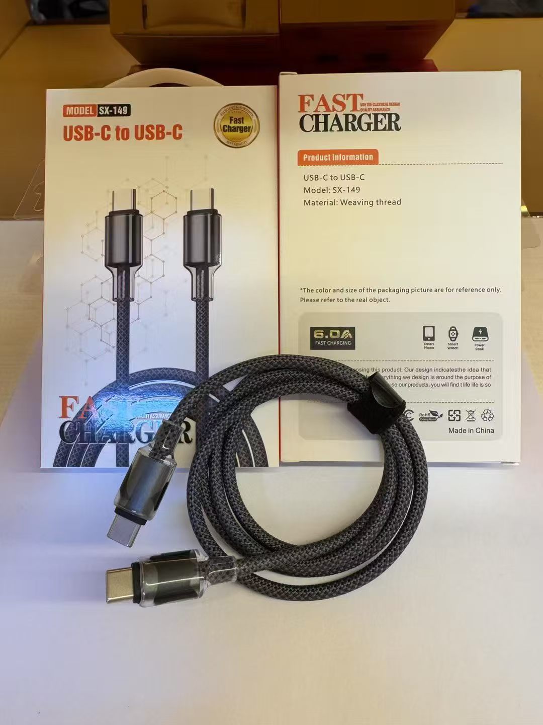 Tipo C cable de datos android cable de carga rápida huawei xiaomi cable de carga general venta directa de fábrica portátil detail image 2