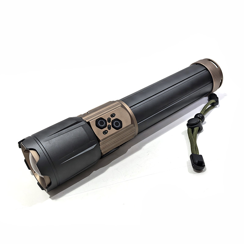 Q31 Long high-intensity flashlight, high-intensity white laser flashlight, multi-functional telescopic aluminum alloy flashlight, high-intensity laser cannon, high-brightness focusing flashlight Specification image
