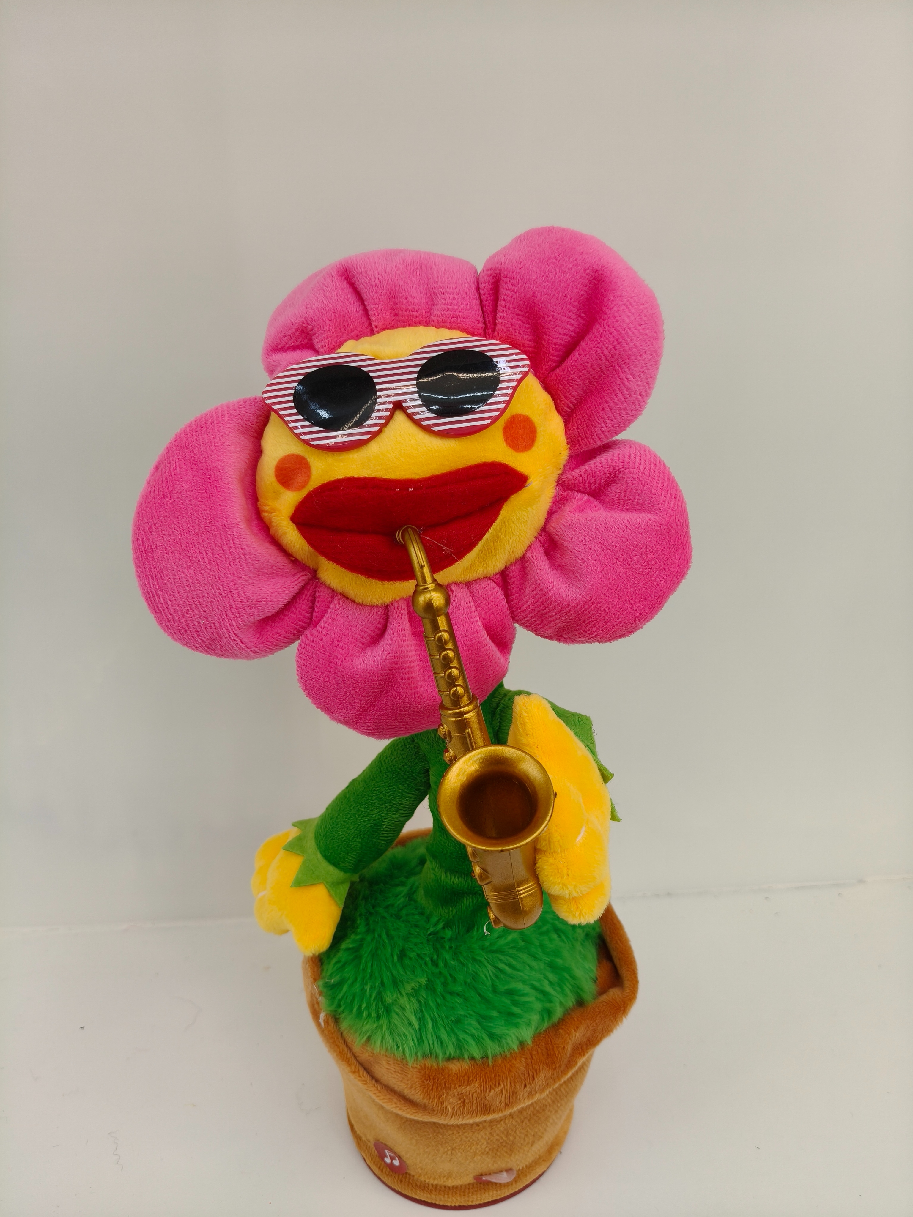 The enchanting flower cactus, with Musical Instruments, can twist and sing, accompanies toys, children's gifts Item Picture