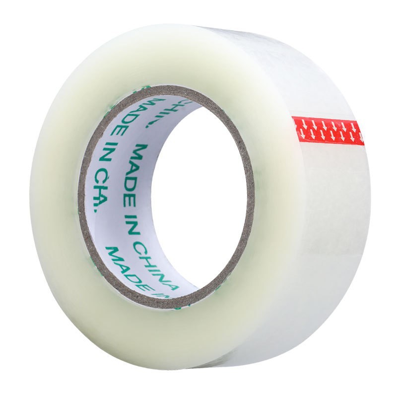 Transparent adhesive tape, large roll, wide and thick, high-viscosity transparent white and beige adhesive tape for express logistics packaging and sealing Specification image