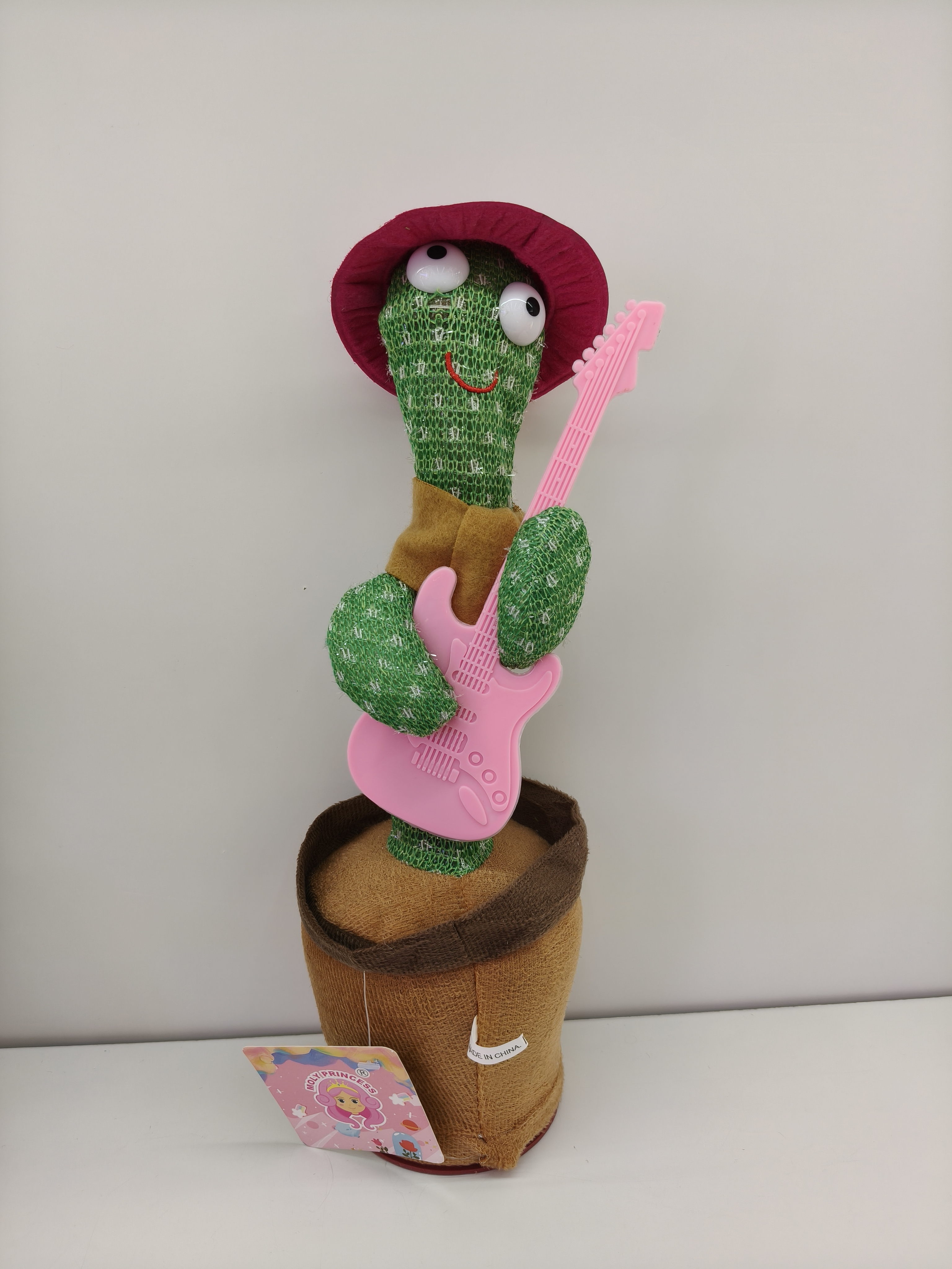 Model A Sticky clothes, musical instrument, cactus with musical instrument, can twist and sing, companion toy Application Scenario