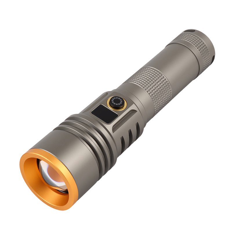Q52 High-intensity flashlight, high-intensity white laser flashlight, multi-functional telescopic aluminum alloy flashlight, high-intensity laser cannon, High-brightness focusing flashlight Item Picture