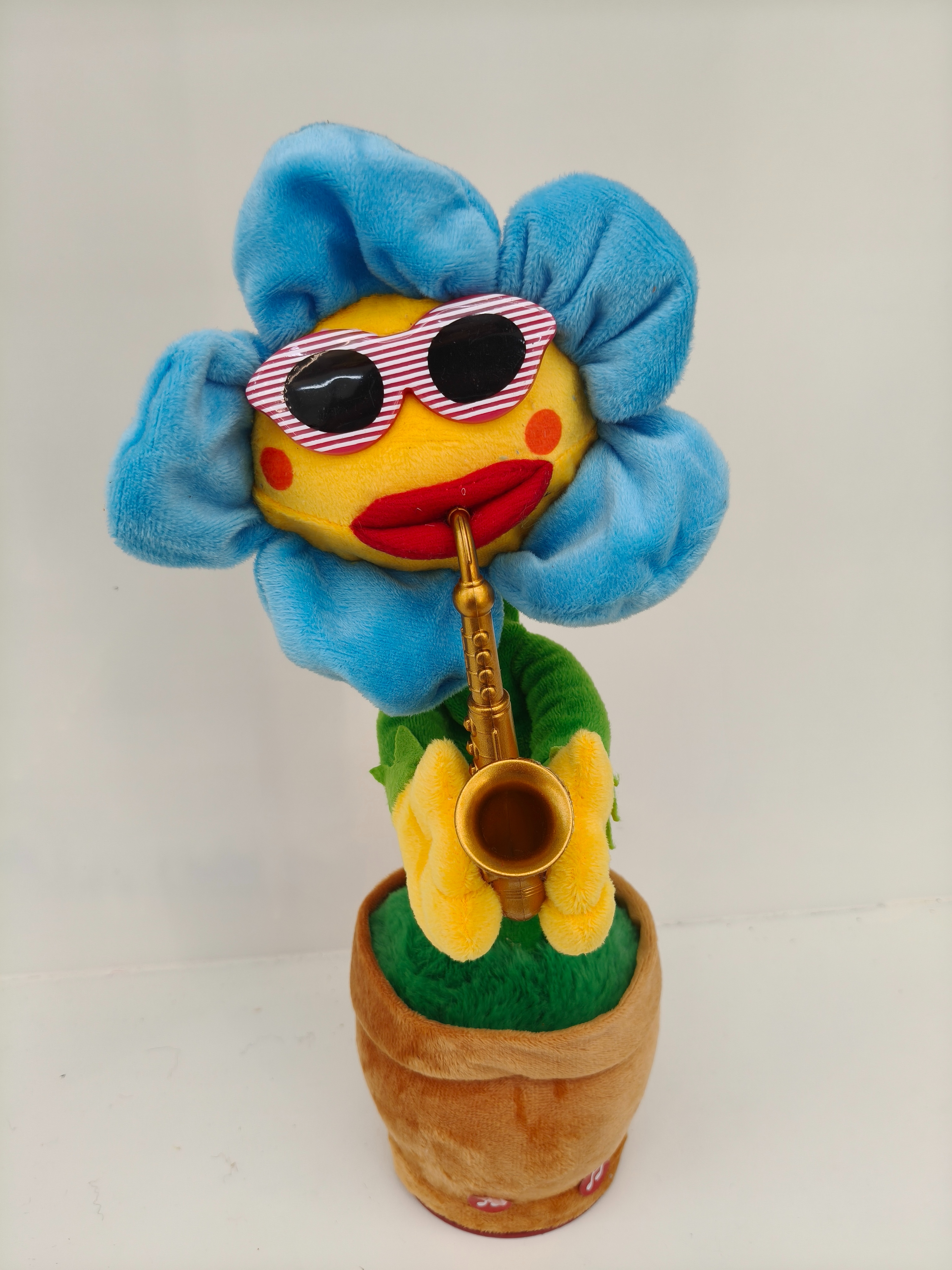 The enchanting flower cactus, with Musical Instruments, can twist and sing, accompanies toys, children's gifts details Picture