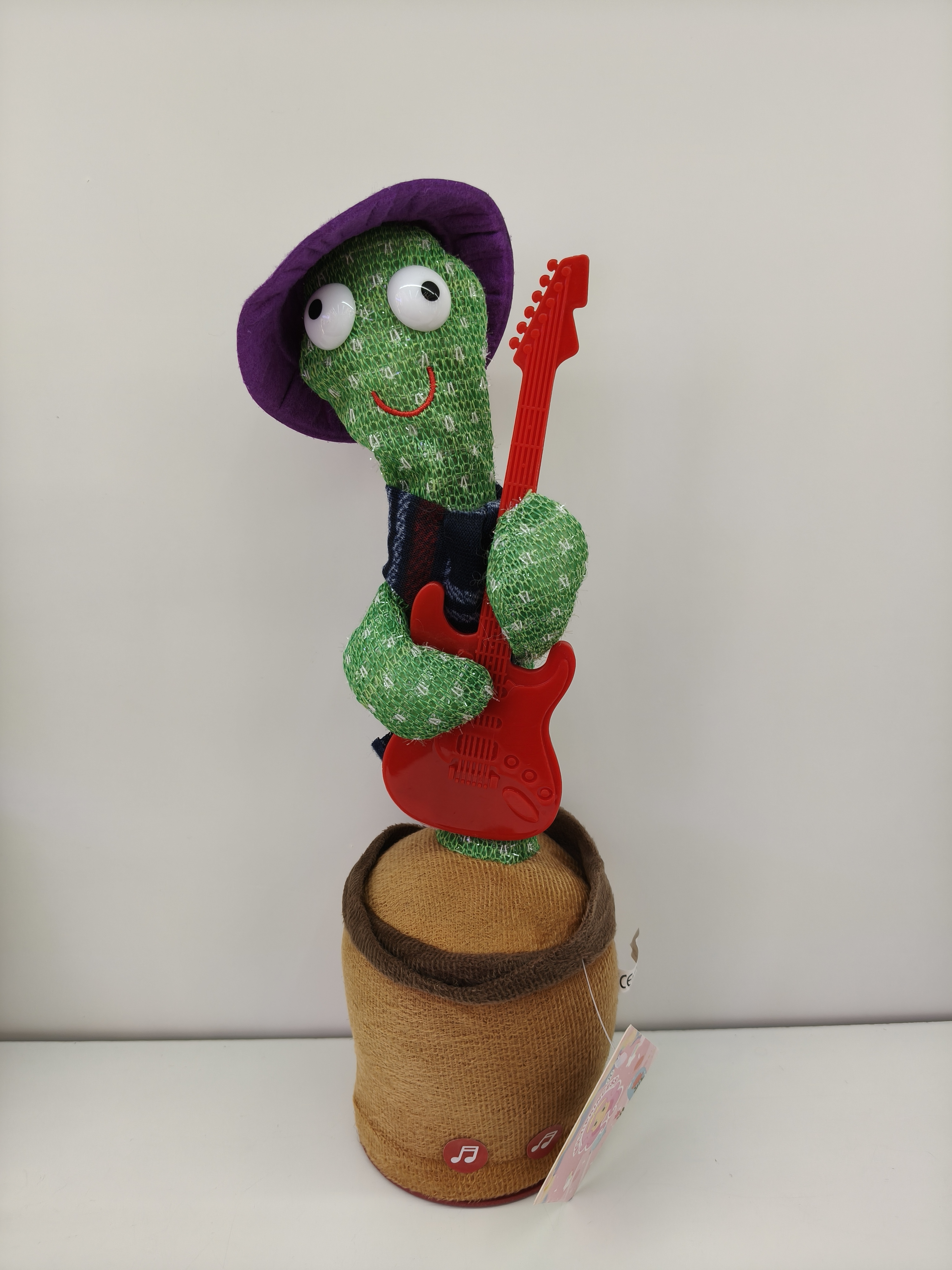 Model A Sticky clothes, musical instrument, cactus with musical instrument, can twist and sing, companion toy Specification image