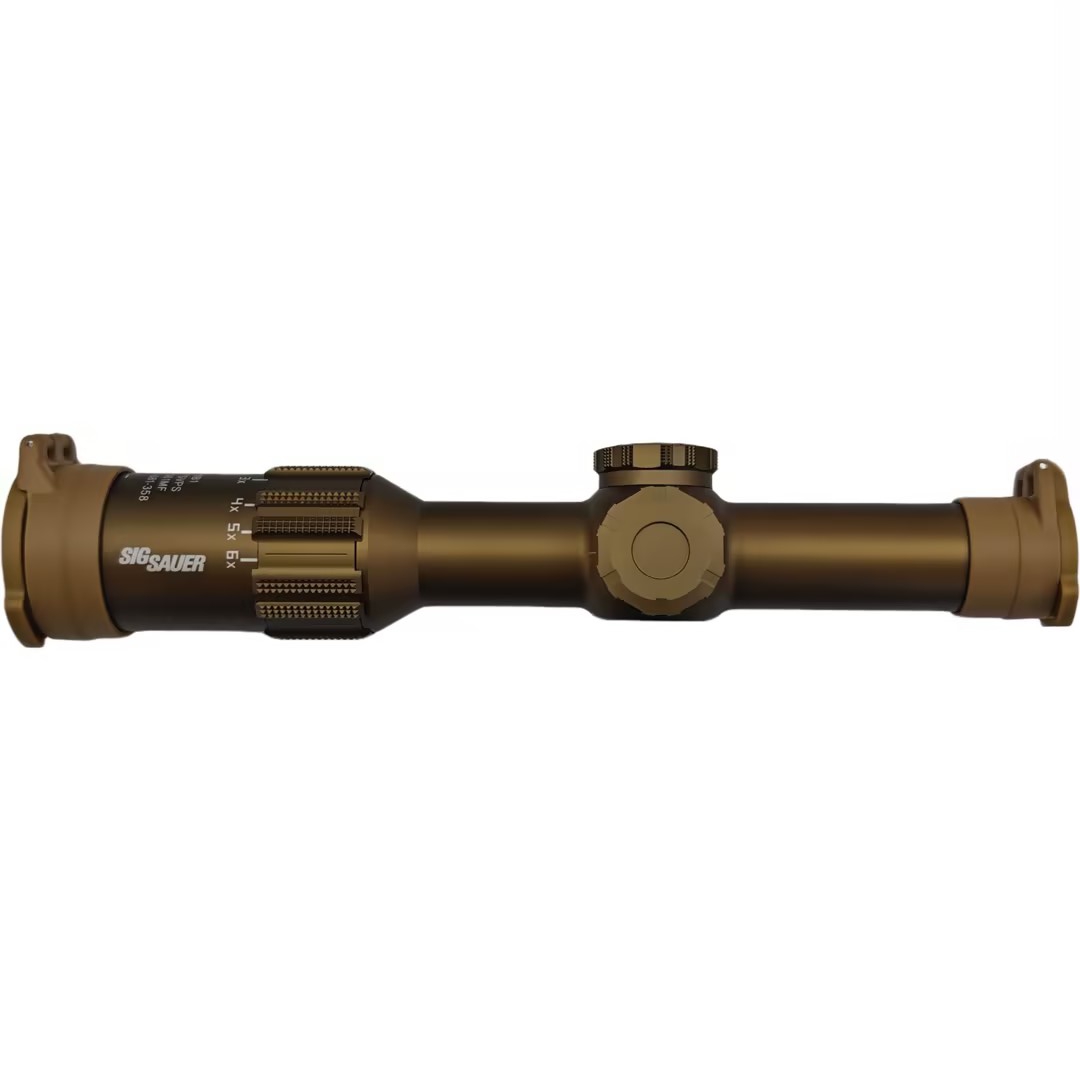 S marca TANGO-MSR 1-6x24 dorado mira táctica telescopio de caza al aire libre
