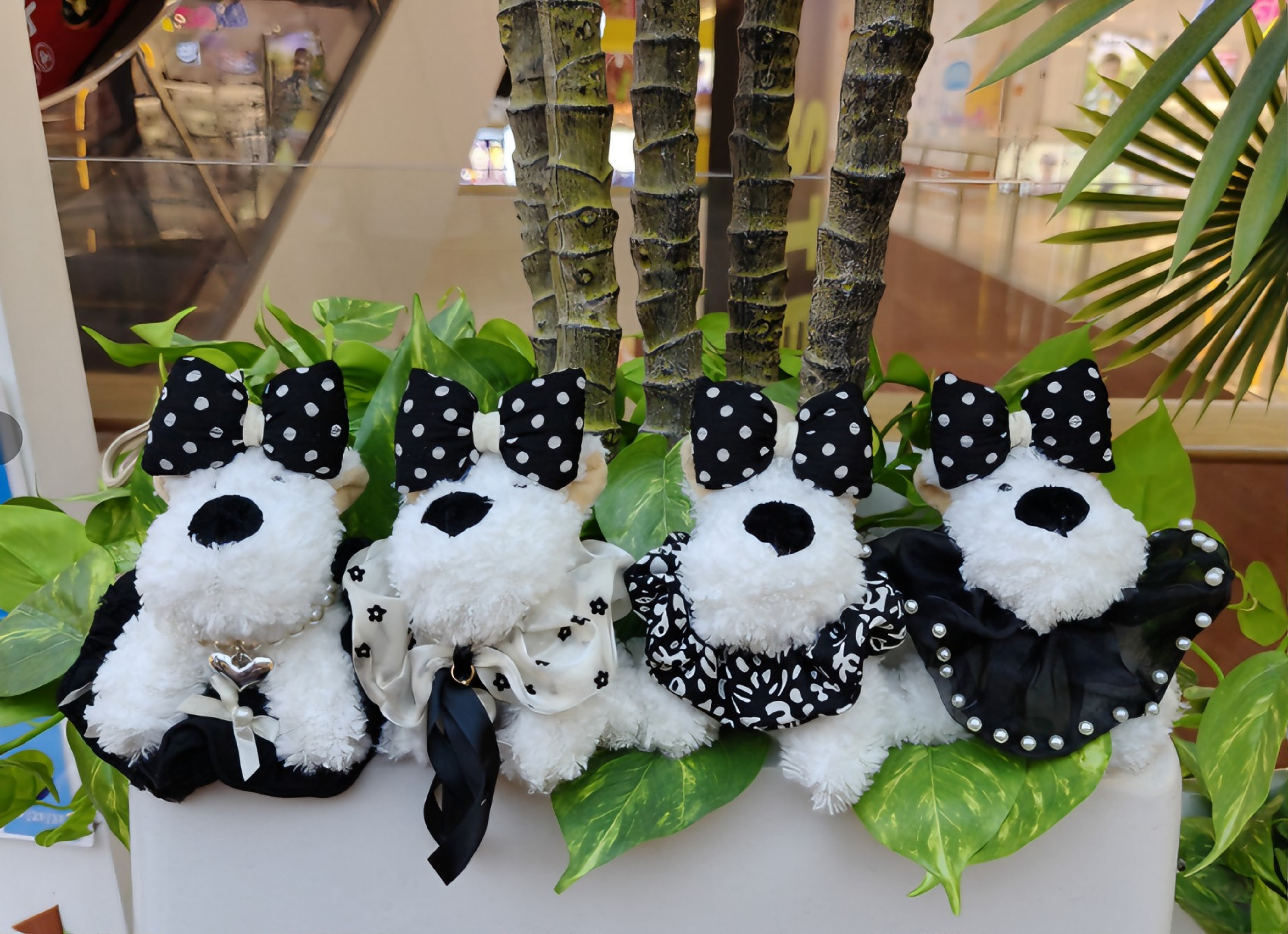 West Highland plush keychains come in a variety of exquisite, beautiful and cute bag pendants details Picture