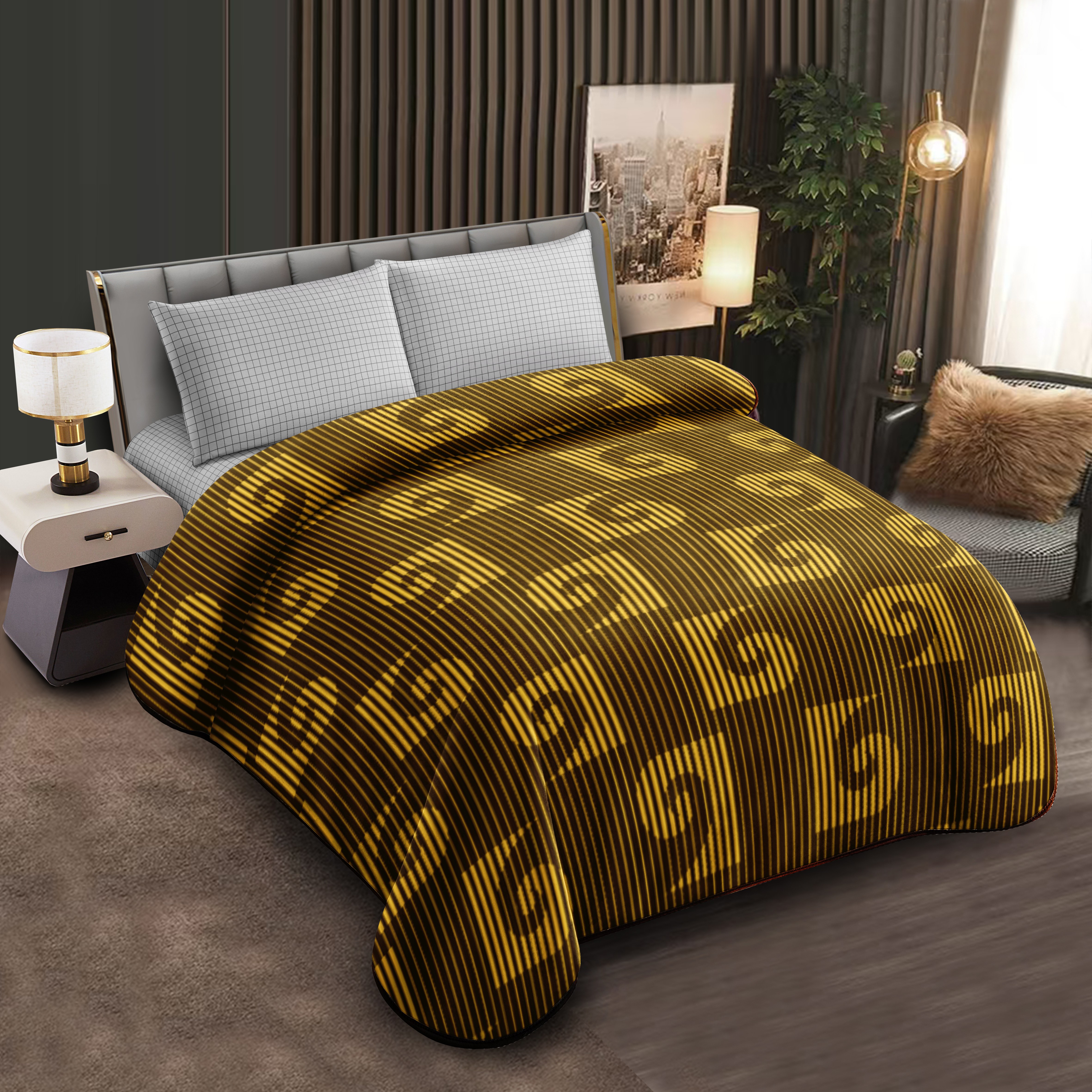 Middle East blanket export trade floral pattern Raschel blanket cloud blanket composite blanket wholesale customization large double size purple striped spiral pattern comfortable quilt soft warm bedding bed sheet quilt core single and double person style Application Scenario