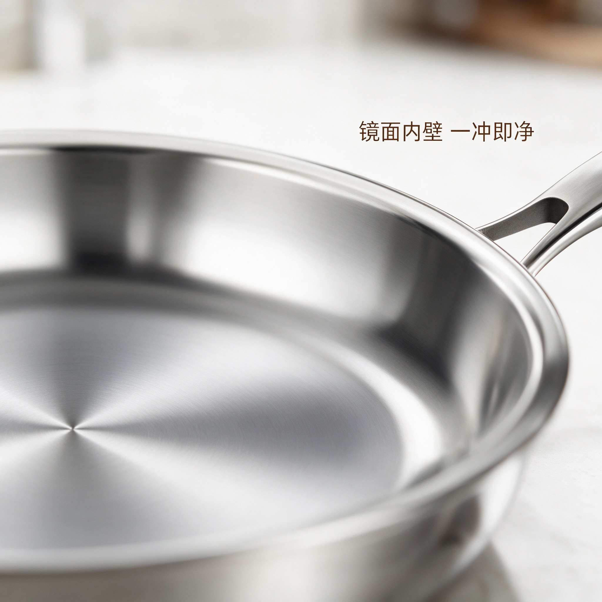 CGUCOOK Stainless steel Frying pan three-piece set: Flat pan, non-stick pan, stir-frying pan, steak frying pan, frying pan kit, universal stainless steel pan set for frying eggs Specification image