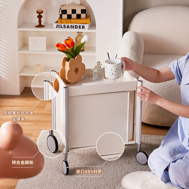【CL】26Q3#8807 Multi-layer metal storage rack, clothing cleaning supplies, coffee machine dedicated organization rack Specification image