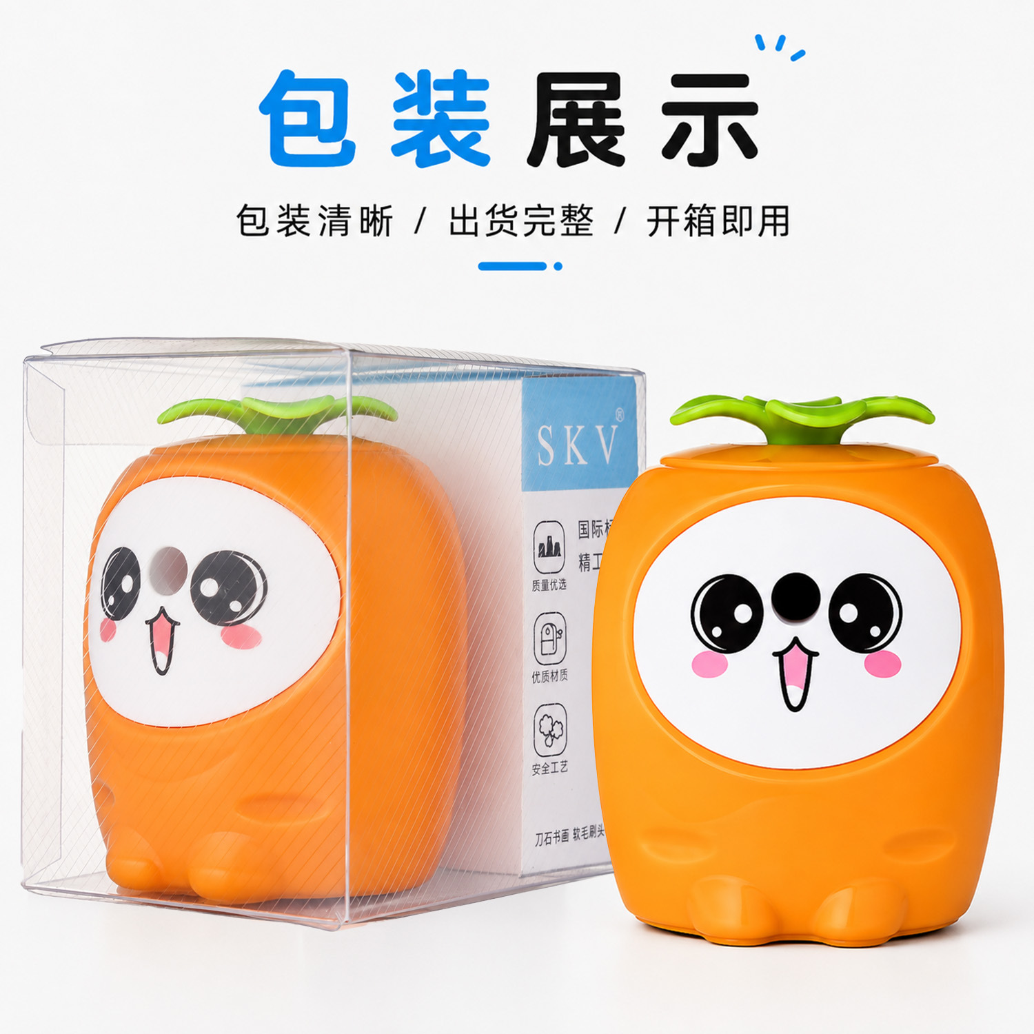 Dingbang 6602 Cute hand-cranked Pencil sharpener with a cute cartoon design. Wholesale of large-capacity pencil sharpeners for primary and secondary school students Application Scenario