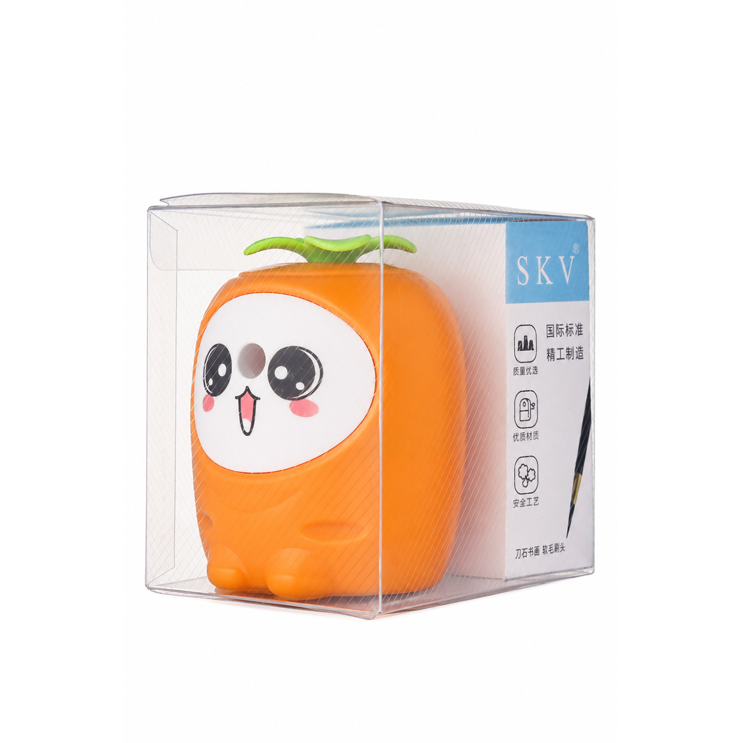 Dingbang 6602 Cute hand-cranked Pencil sharpener with a cute cartoon design. Wholesale of large-capacity pencil sharpeners for primary and secondary school students Item Picture
