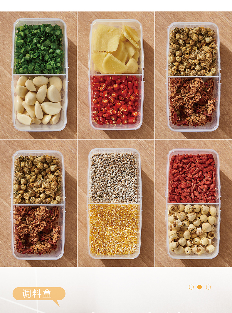 【CL】26Q3#6736#B Multi-functional transparent storage box, fresh-keeping box, lunch box, multi-compartment food-grade plastic portable lunch box, storage box pic 10
