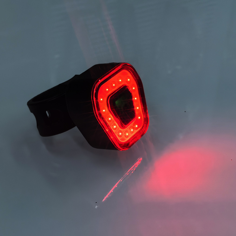 251013 luz trasera USB recargable COB luz trasera bicicleta de montaña luz trasera bicicleta nocturna luz de advertencia de seguridad pic 9