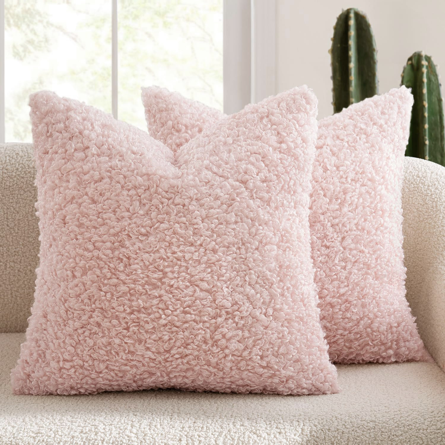 Peluche acolchado cálido hogar cojín sofá apilado cálido festival artículos de decoración para el hogar almohada suave y cálida - 4