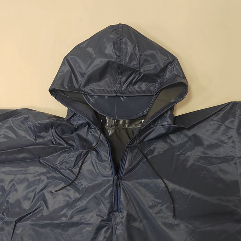 Li Wang's new-style trendy PVC cape raincoat for outdoor travel, rain and wind protection, factory wholesale and direct sales Specification image