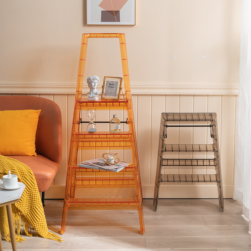 【CL】26Q3#6716 Multi-functional household insulated straight ladder, plastic fork ladder, portable ladder, daily necessities tools, auxiliary safety climbing and maintenance tools Application Scenario