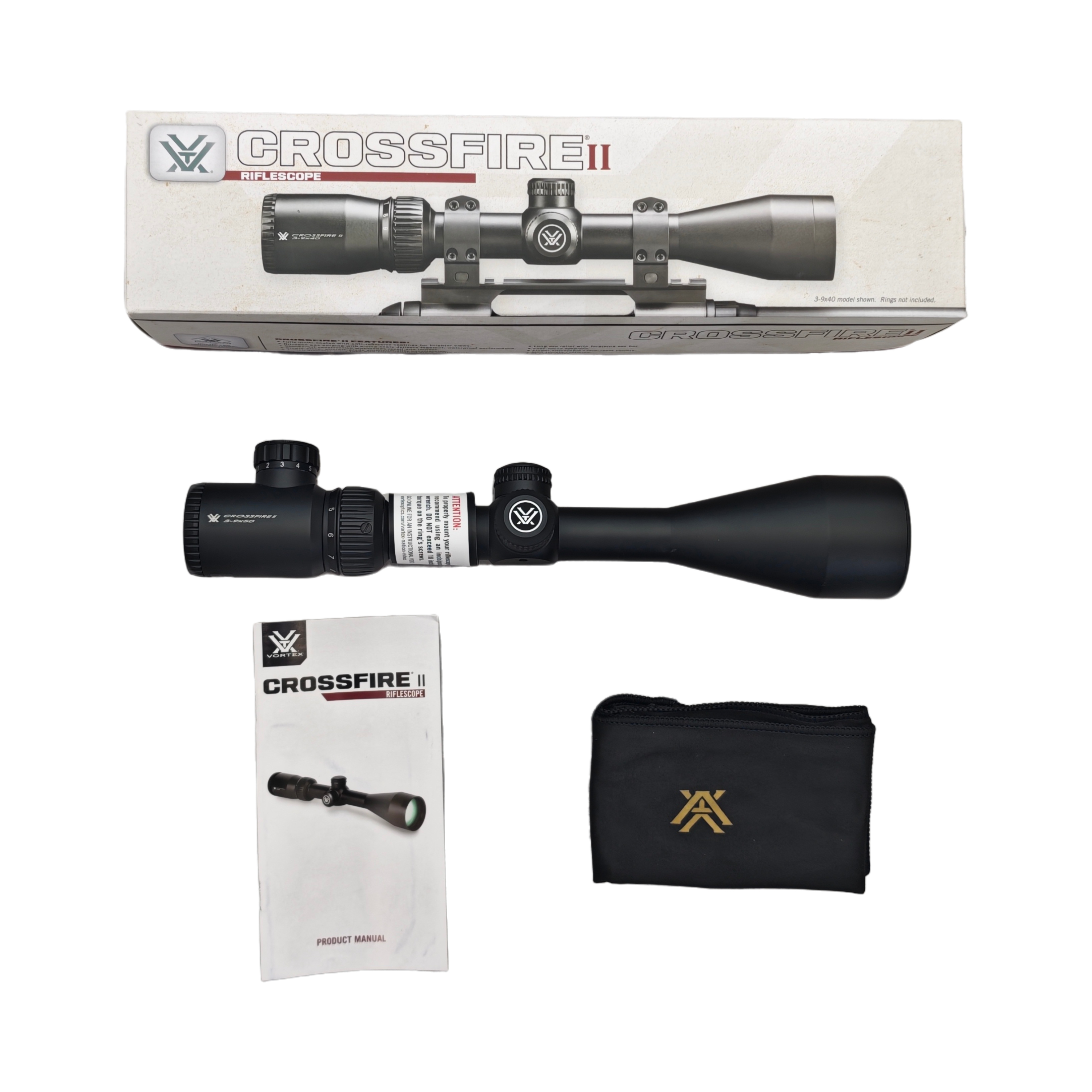 V marca 3-9X50 IR Crossfire II firewire mira óptica de segunda generación mira al aire libre hd Item Picture