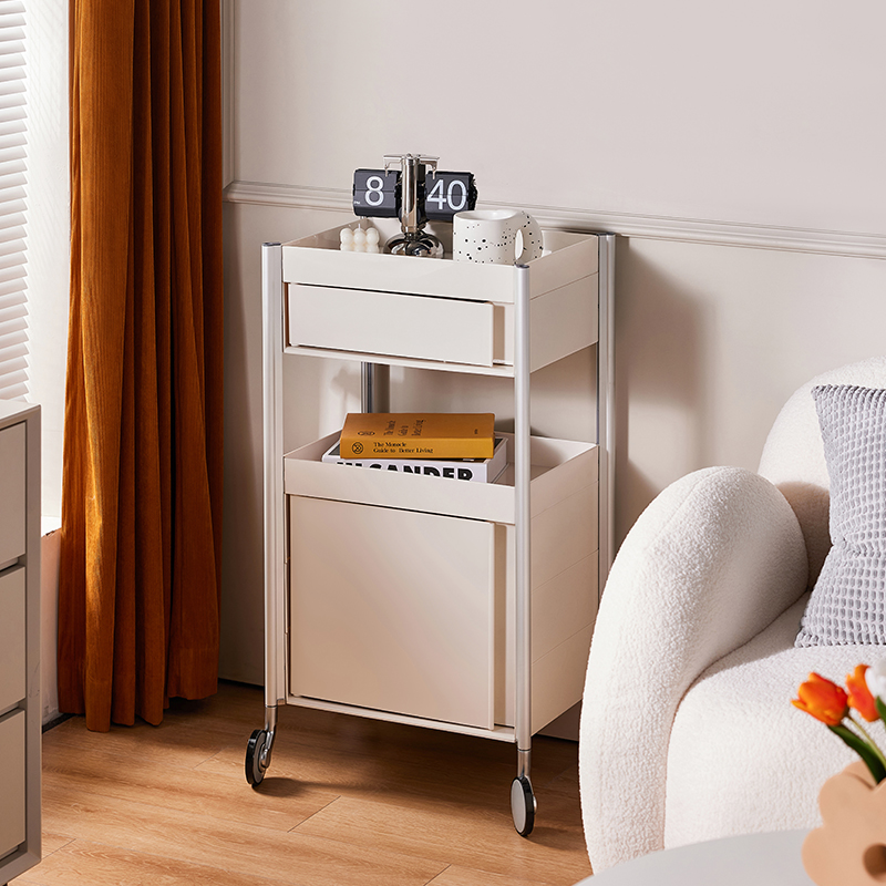 【CL】26Q3#8807 Multi-layer metal storage rack, clothing cleaning supplies, coffee machine dedicated organization rack