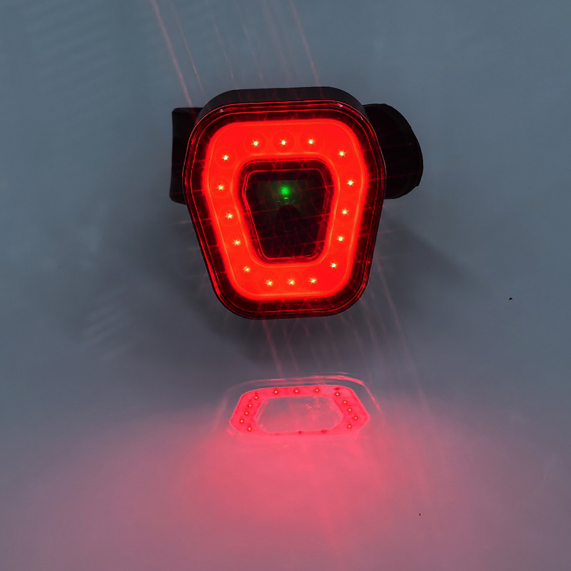 251013 luz trasera USB recargable COB luz trasera bicicleta de montaña luz trasera bicicleta nocturna luz de advertencia de seguridad Item Picture