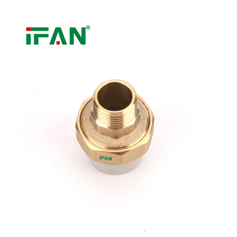 IFAN Full Size Male Thread Brass Union Water PPR Pipe Fittin