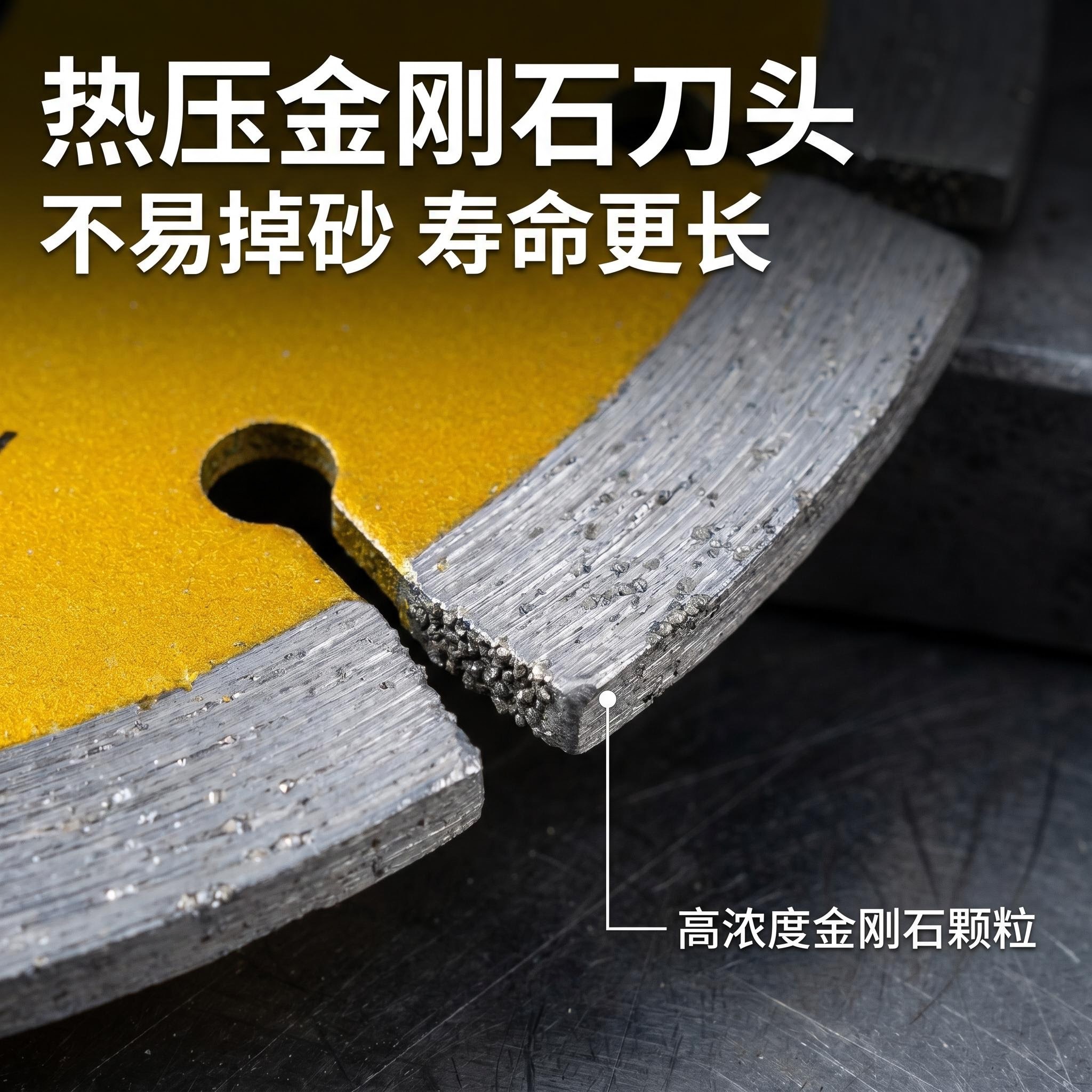 Wholesale of dry and wet dual-purpose hot-pressed diamond saw blades for stone, concrete and granite, which are highly efficient and durable Specification image