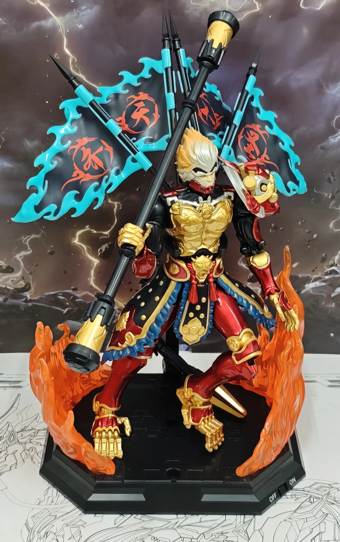 Create a movable model of Sun Wukong and the Great Sage Qitian Assembly Application Scenario