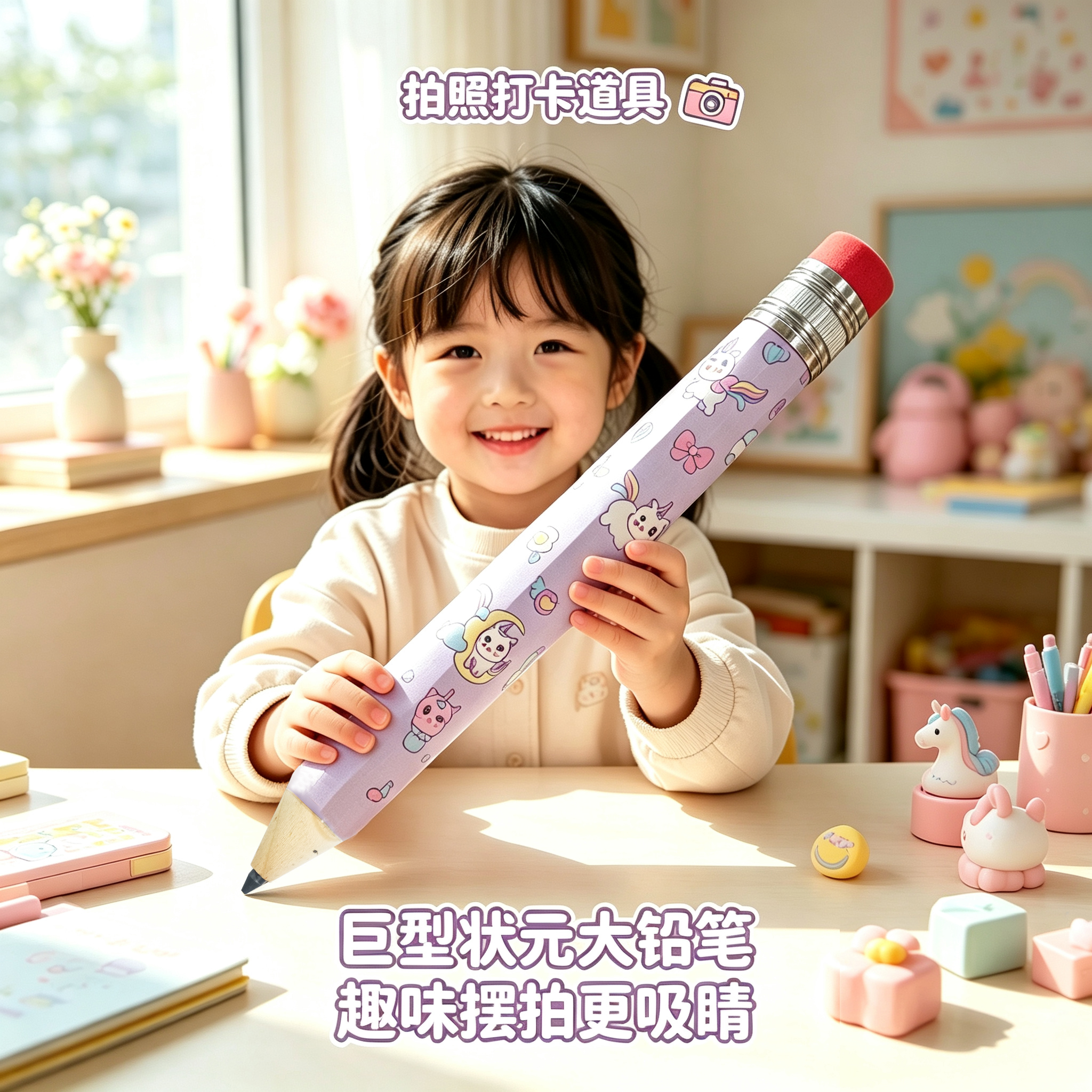 Customized in two lengths of oversized, creative, giant and multi-purpose photo props for Internet celebrities Item Picture