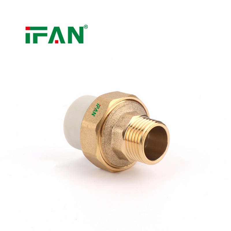 IFAN Full Size Male Thread Brass Union Water PPR Pipe Fittin Application Scenario