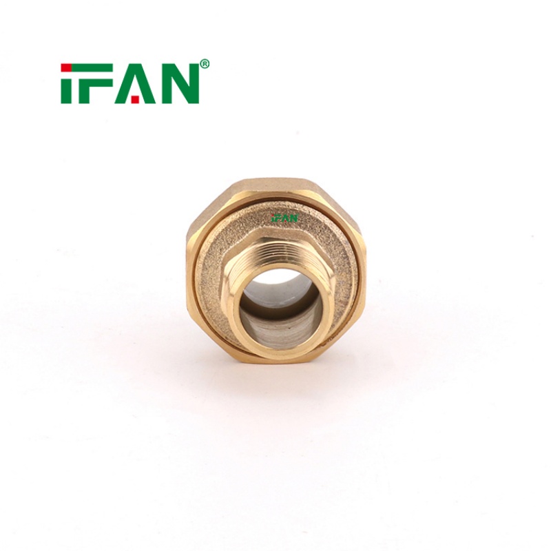 IFAN Full Size Male Thread Brass Union Water PPR Pipe Fittin Item Picture