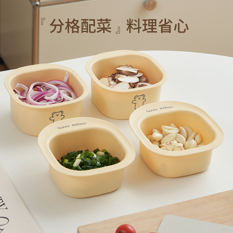 W56-TB-2473 Mini Double-layer draining basket for Washing fruits 2025 New household coffee table ins air filter basket detail image 2