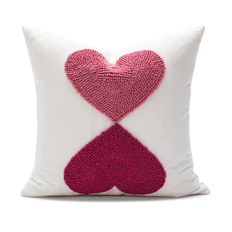 Letras amor amor forma cojín bordado día de san valentín cojín navidad cojín decoración cálida hogar regalo cojín - 3